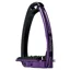 Tech Stirrups Venice Fit 8 Safety Stirrups - Black/Purple