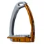 Tech Stirrups Venice Fit 8 Safety Stirrups - Silver/Orange