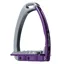 Tech Stirrups Venice Fit 8 Safety Stirrups - Silver/Purple