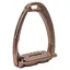 Tech Venice Swarovski Sloped Evo Safety Stirrups - Leopard Brown