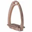 Tech Venice Swarovski Dressage Sloped Safety Stirrups - Rose Gold/Rose Gold