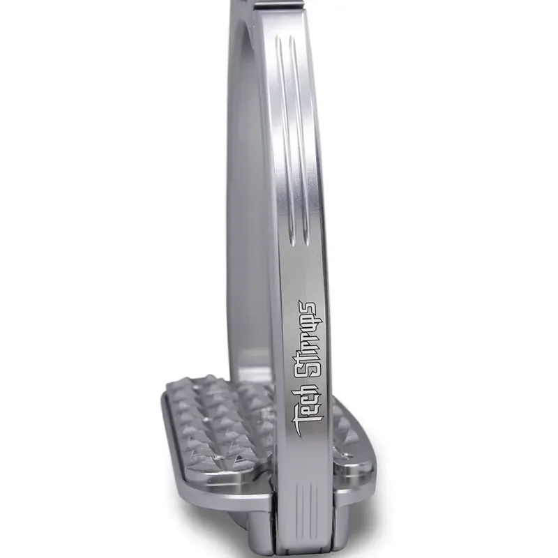 Tech Venice Evo Safety Stirrups - Silver/Silver-1
