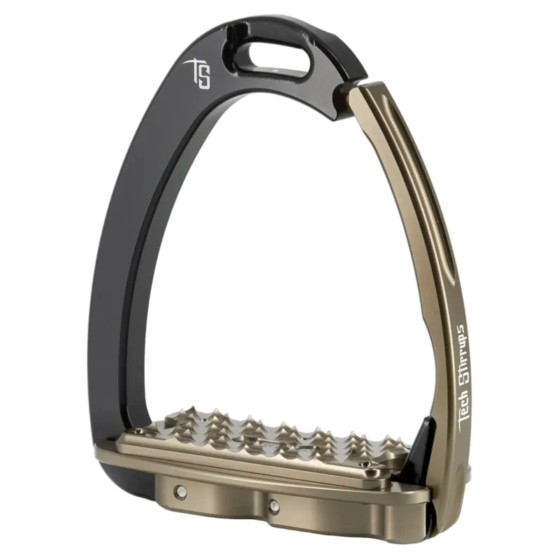 Tech Stirrups Venice Fit 8 Saftey Stirrups - Black/Brown