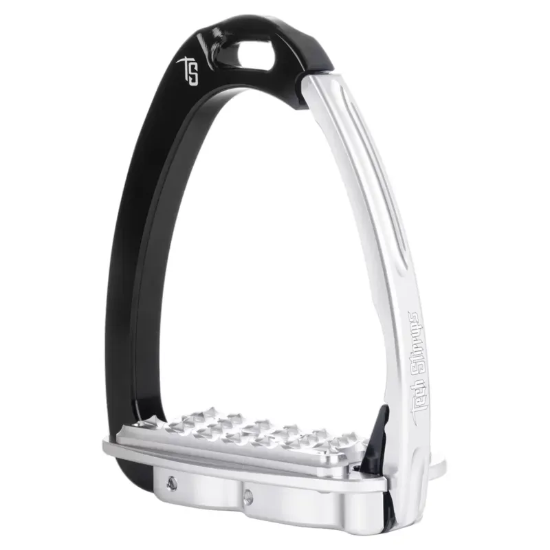 Tech Stirrups Venice Fit 8 Saftey Stirrups - Black/Silver