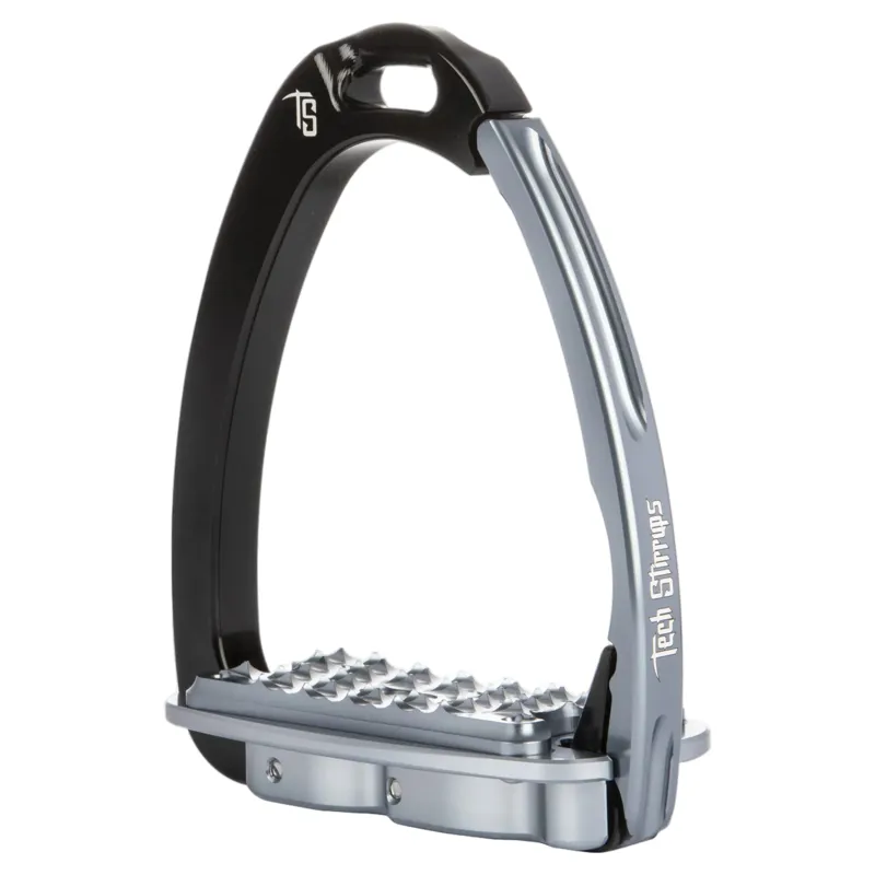 Tech Stirrups Venice Fit 8 Saftey Stirrups - Black/Titanium
