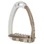 Tech Stirrups Venice Fit 8 Saftey Stirrups - Silver/Brown