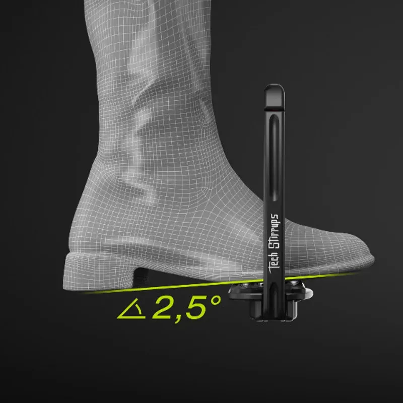 Tech Venice Plus Evo Safety Stirrups - Silver/Silver-1