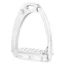 Tech Venice Sloped M Medium Safety Stirrups - Silver/Silver