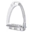 Tech Venice Sloped M Medium Safety Stirrups - Silver/Titanium