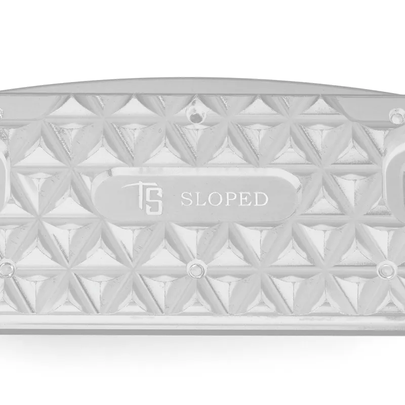 Tech Venice Sloped Evo Safety Stirrups - Silver/Silver-1