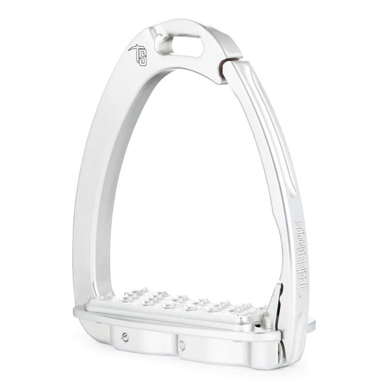 Tech Venice Evo Safety Stirrups - Silver/Silver