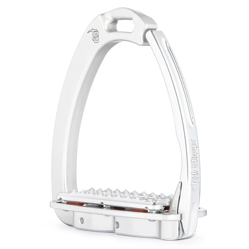 Tech Venice Dressage Plus Safety Stirrups - Silver/Silver
