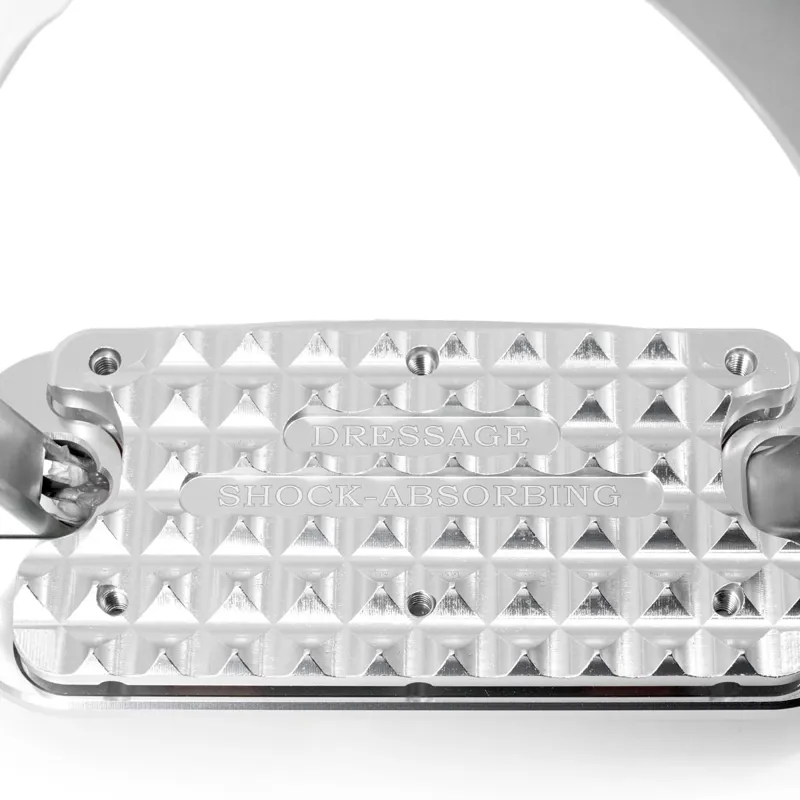 Tech Venice Dressage Plus Safety Stirrups - Silver/Silver-1