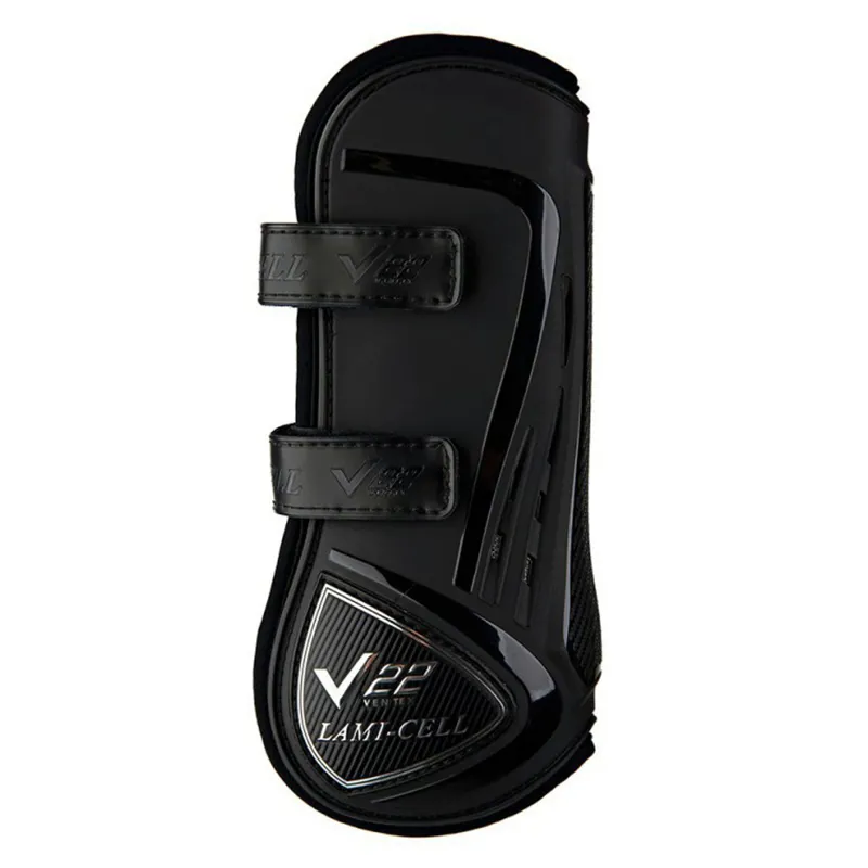 Lami-Cell V22 Velcro Tendon Boots - Black