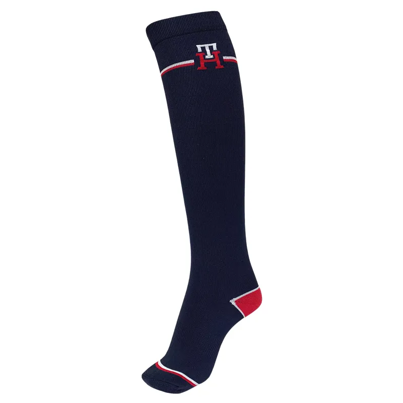 Tommy Hilfiger Berkeley Unisex Tall Riding Socks - Desert Sky