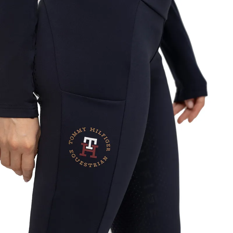 Tommy Hilfiger Delaware Full Grip Ladies Riding Tights - Desert Sky-4
