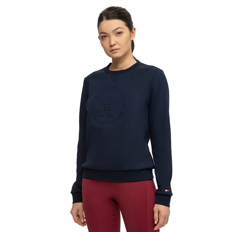 Tommy Hilfiger Illinois Graphic Ladies Sweater - Desert Sky
