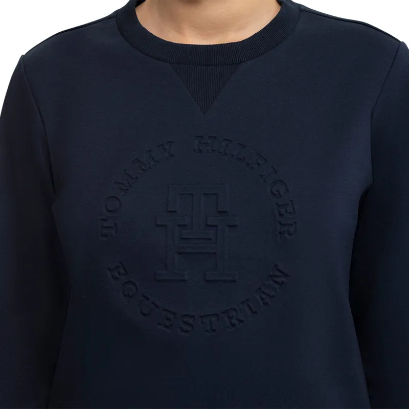 Tommy Hilfiger Illinois Graphic Ladies Sweater - Desert Sky-2