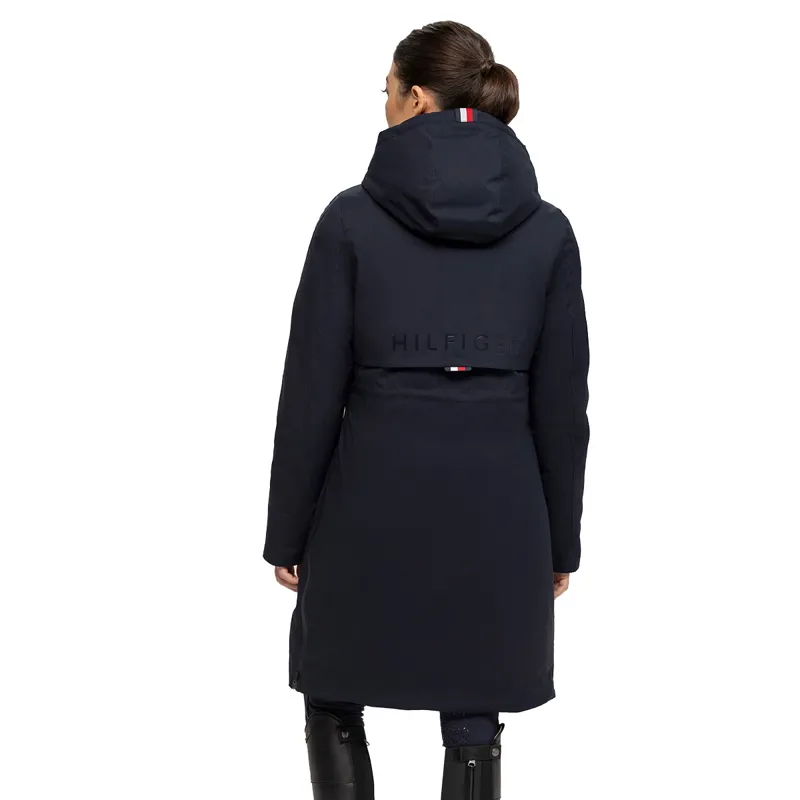 Tommy Hilfiger Oregon Ladies Long Parka Jacket - Desert Sky-1