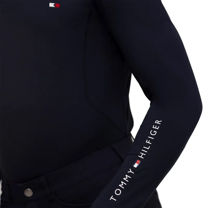 Tommy Hilfiger Phoenix High Neck Mens Base Layer - Desert Sky-2