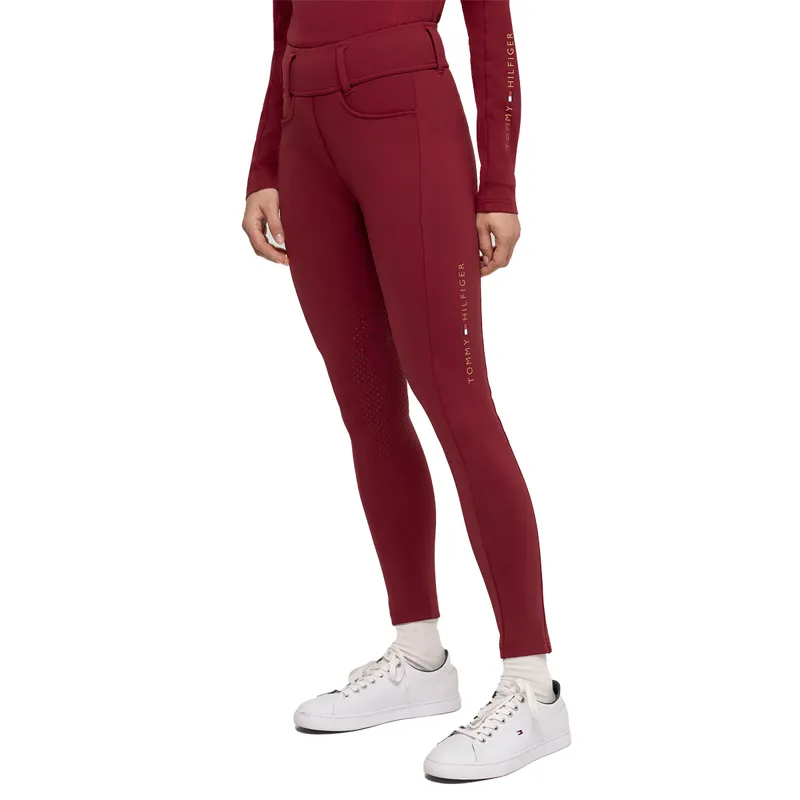 Tommy Hilfiger Vermont Knee Grip Ladies Breeches - Rouge