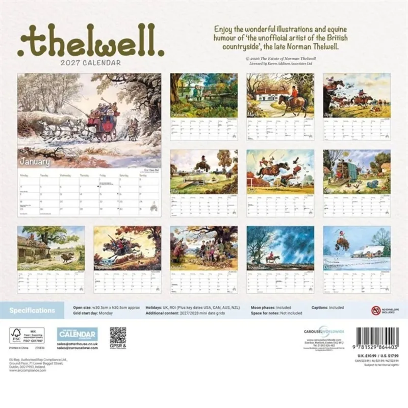 Thelwell Calendar 2027-4