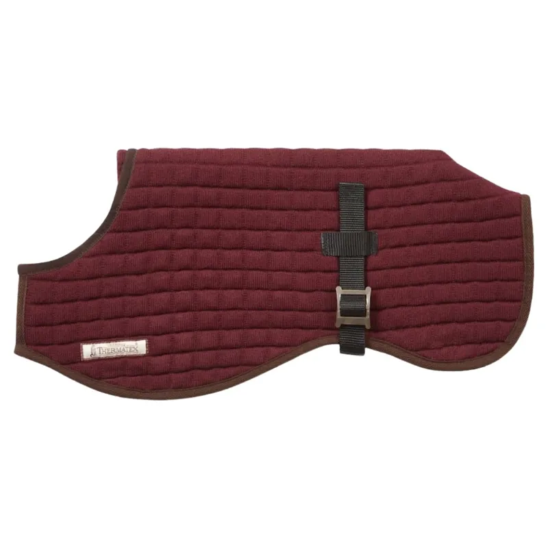 Thermatex Dog Coat - Claret-2