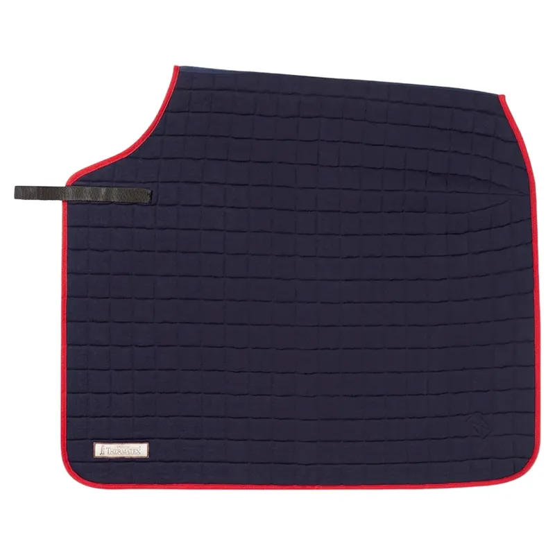 Thermatex Exercise Quarter Sheet - Navy/Red