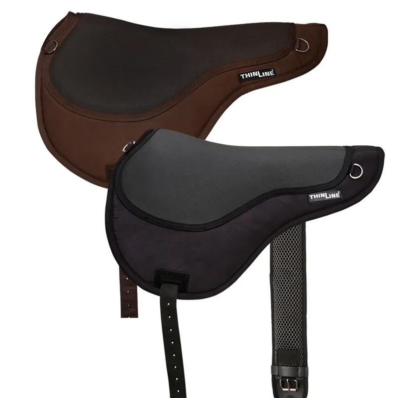 ThinLine Comfort Bareback Saddle Pad With Girth - Dark Brown-2