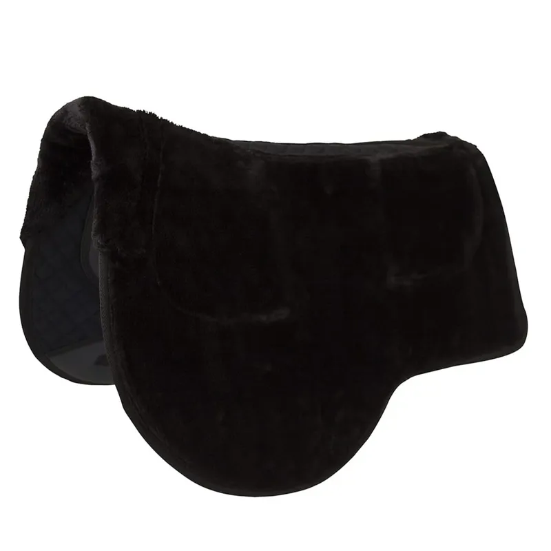 ThinLine Endurance Dropped Rigging Fleece Saddlecloth - Black-1
