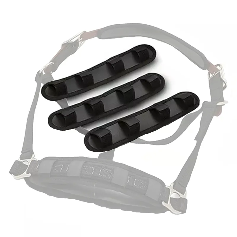 ThinLine Padded Headcollar Liner Set - 3 Piece - Black-1