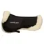 ThinLine Full Sheepskin Comfort Half Pad - Black/Natural