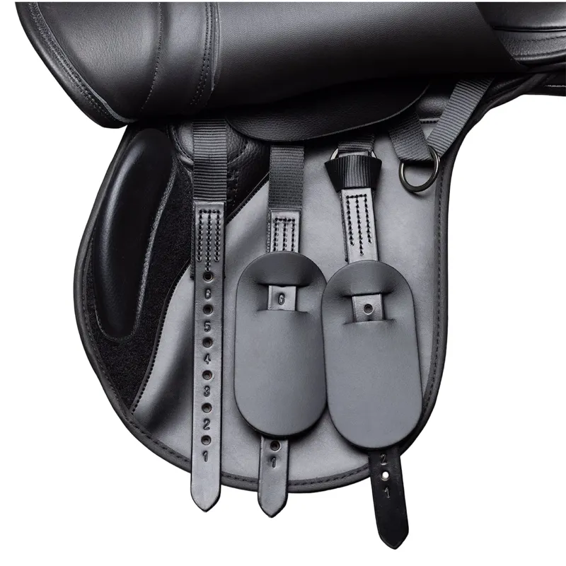 Thorowgood T9 Pony Long Leg Saddle - Black-3