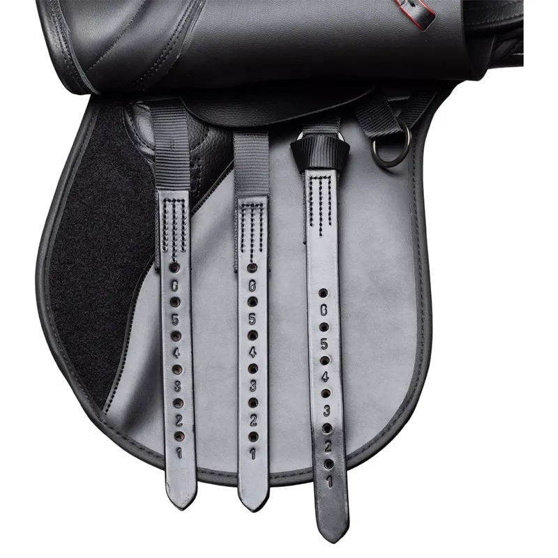 Thorowgood T9 Pony Long Leg Saddle - Black-4