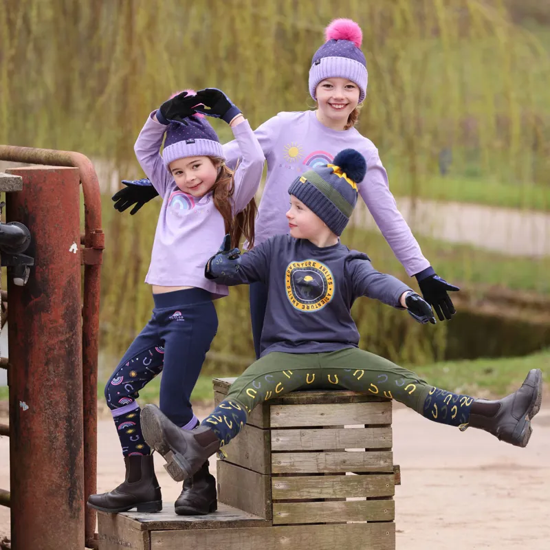 Tikaboo Junior Long Sleeve Tee - Navy-3