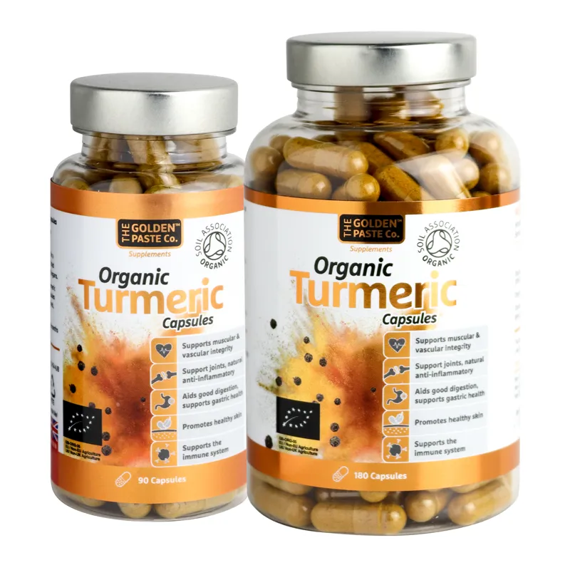 Golden Paste Co. High Strength Flax Oil Turmeric Capsules For Humans