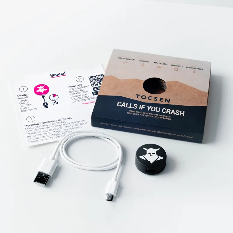 Uvex Tocsen Crash Sensor Button - Black