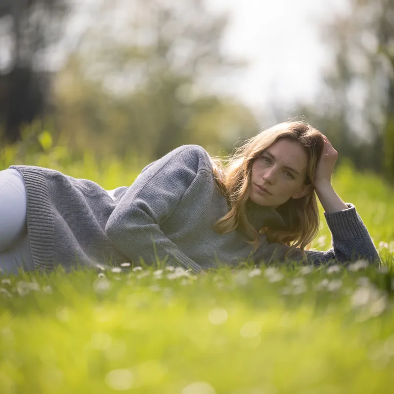 Toggi Ainsworth Ladies Knitted Slouchy Sweater - Grey-8