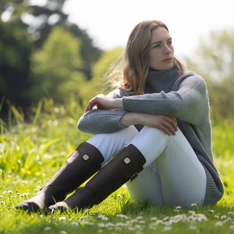 Toggi Ainsworth Ladies Knitted Slouchy Sweater - Grey-7