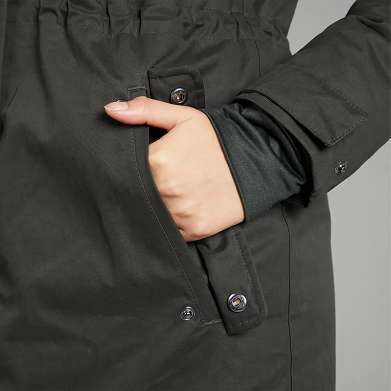 Toggi Barnes Ladies Waterproof Winter Walking Coat - Dark Green-9