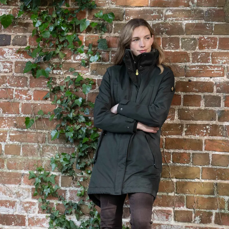 Toggi Barnes Ladies Waterproof Winter Walking Coat - Dark Green-3