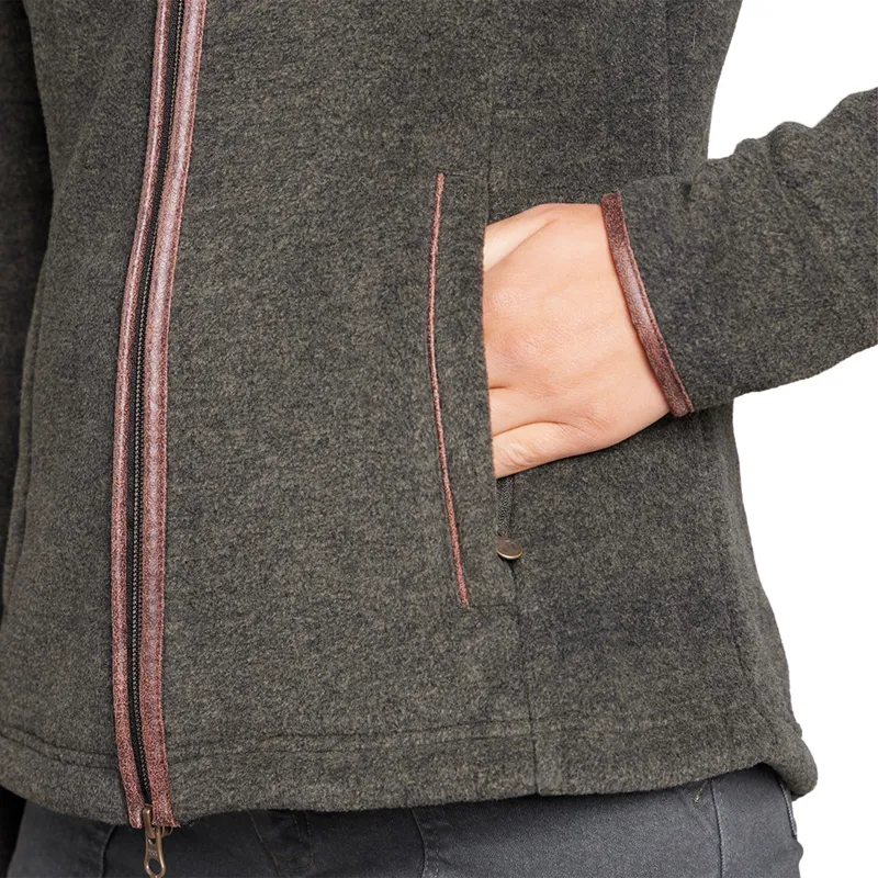 Toggi Britannia Womens Fleece Jacket - Forest Green-5