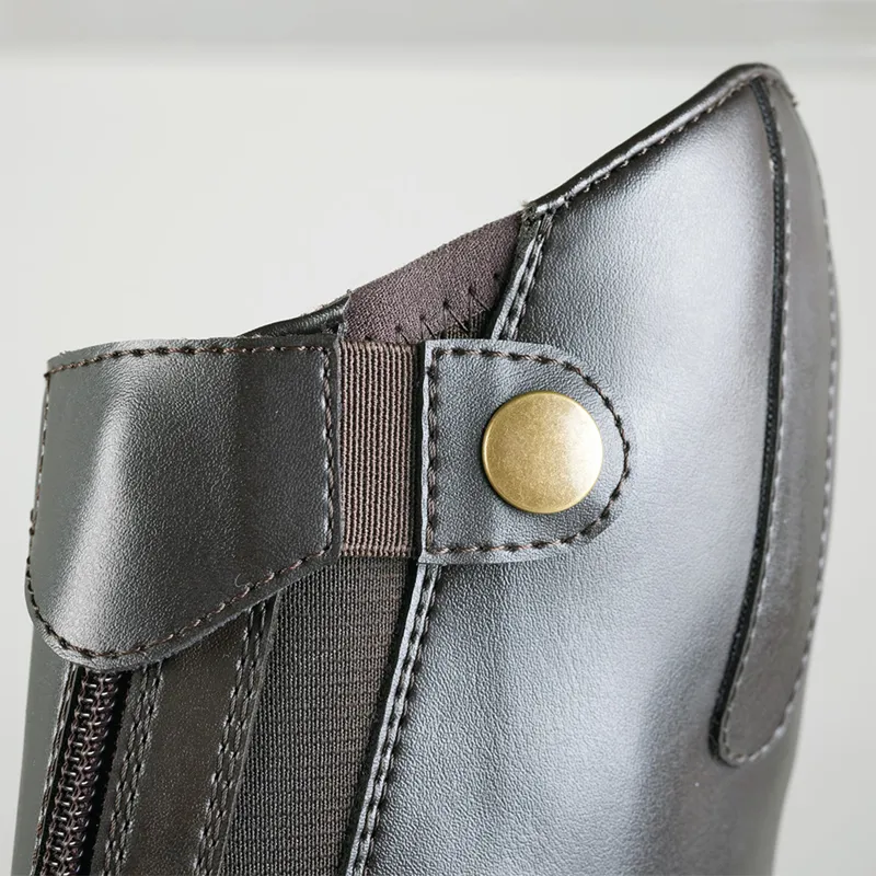 Toggi Cranford Junior Tall Riding Boots - Dark Brown-3