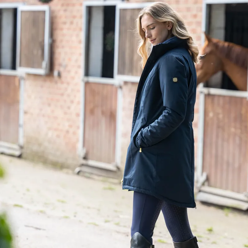 Toggi Hayes Ladies Full Seat Winter Breeches - Navy-5