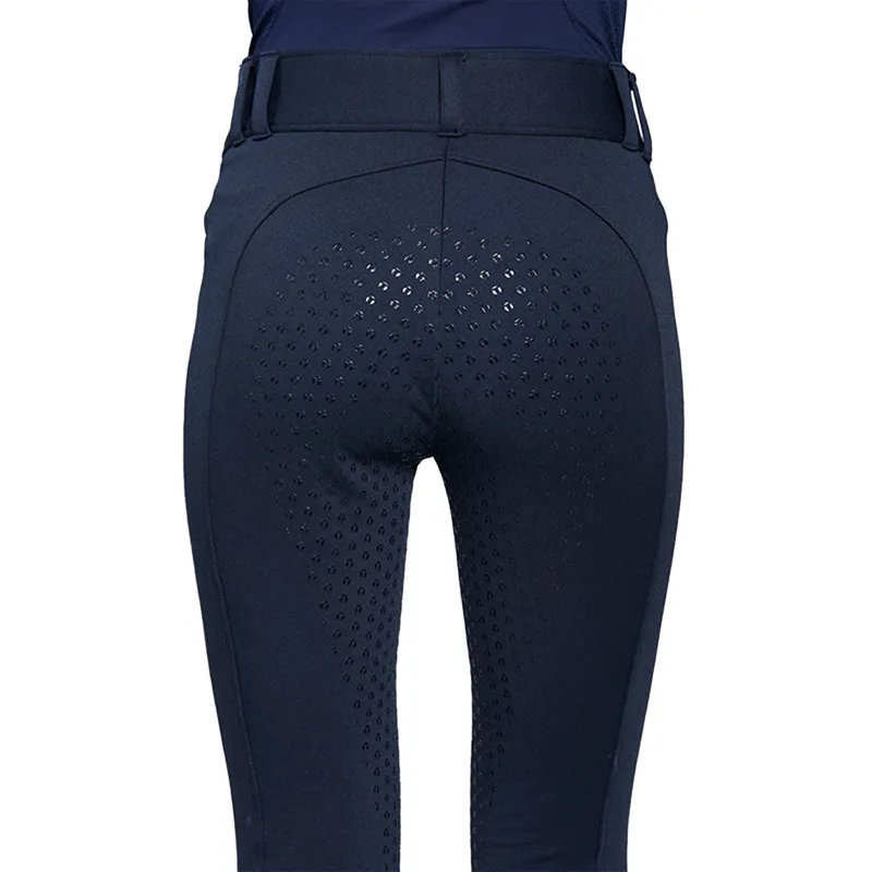 Toggi Hayes Ladies Full Seat Winter Breeches - Navy-3