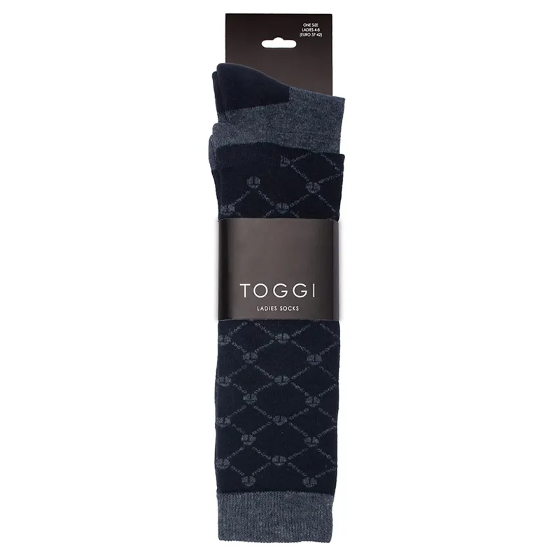 Toggi Nassington Mens Socks 2 Pack - Black/Grey-1