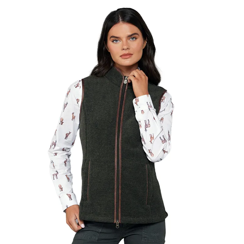 Toggi Regent Womens Fleece Gilet - Forest Green-3