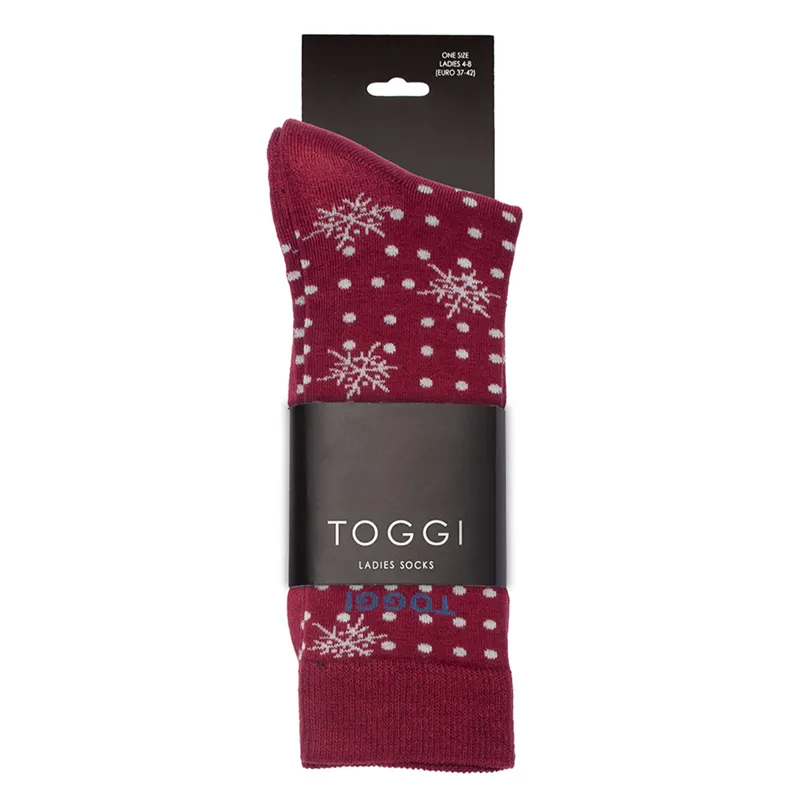 Toggi Setchey Womens Short Socks - Burgundy-1