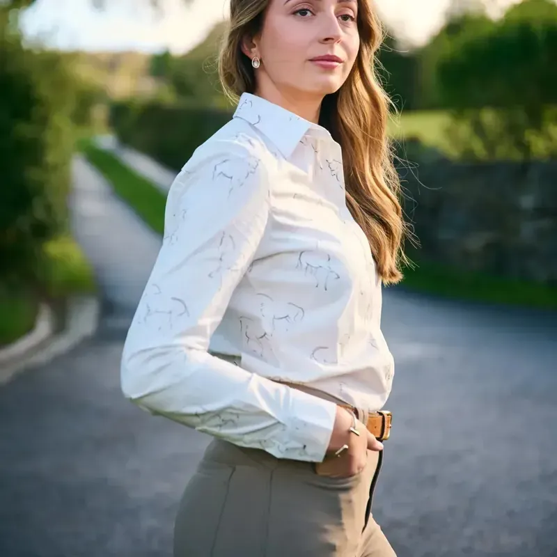 Toggi Sigrid Womens Printed Shirt - White-3