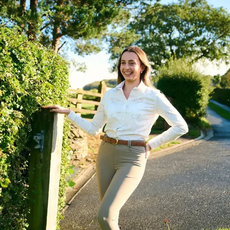 Toggi Sigrid Womens Printed Shirt - White-4